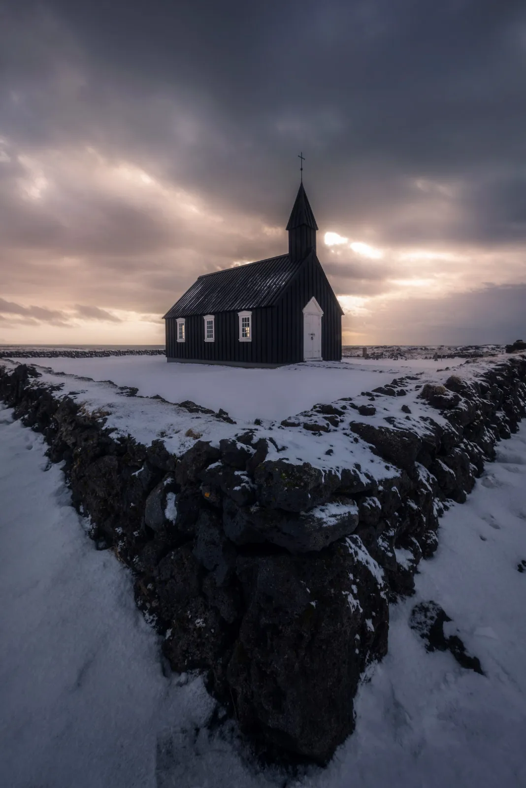Búðir black church in Iceland