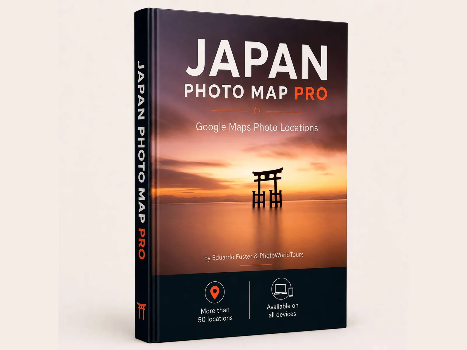 Japan interactive photo map with photo locations