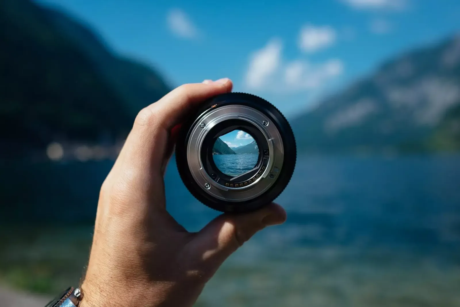 Camera lenses for a photo tour