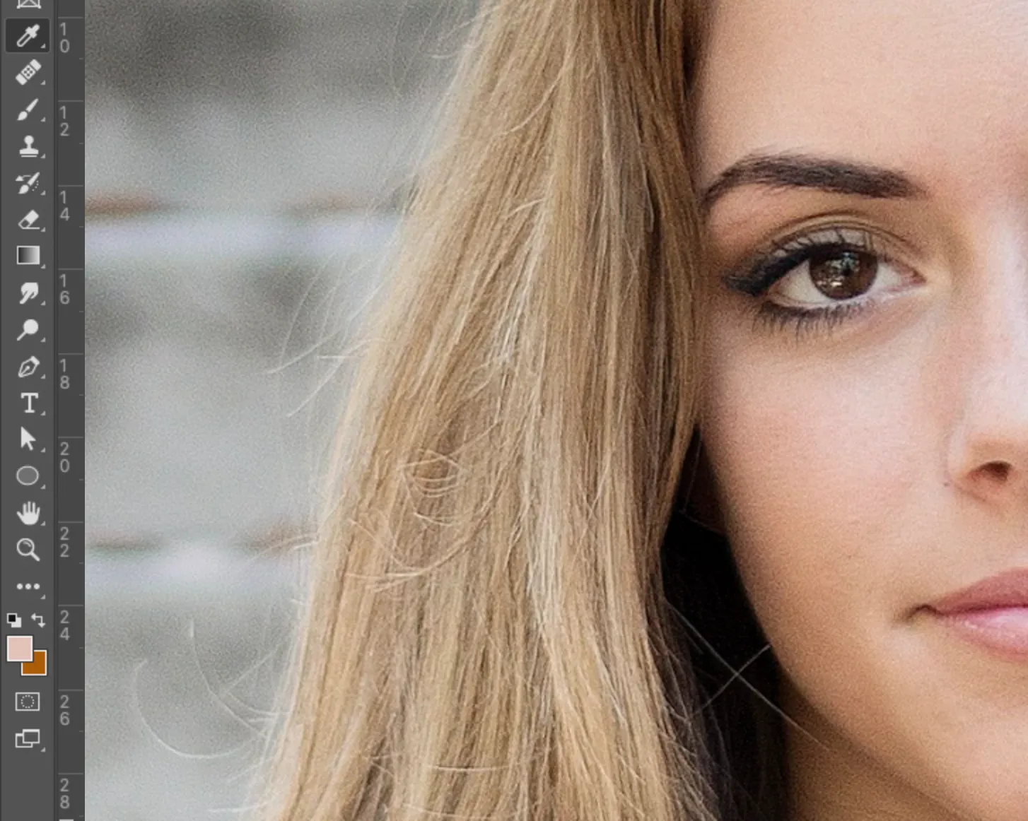 Photoshop settings to tan skin
