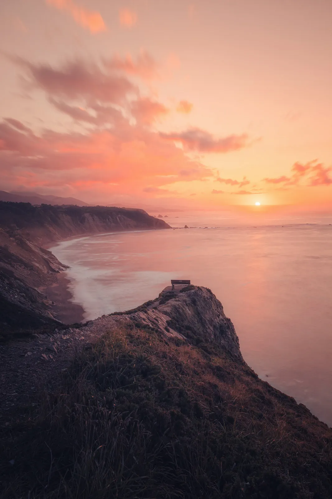 Acantilados de Loiba al atardecer, Galicia