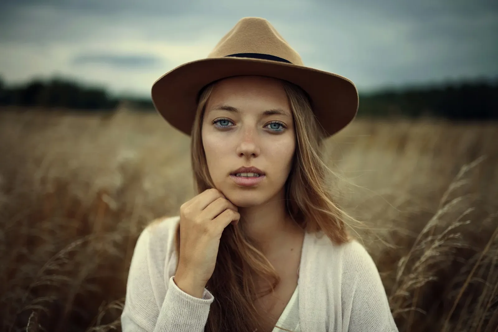 Portrait used to show colour grading of shadows and highlights