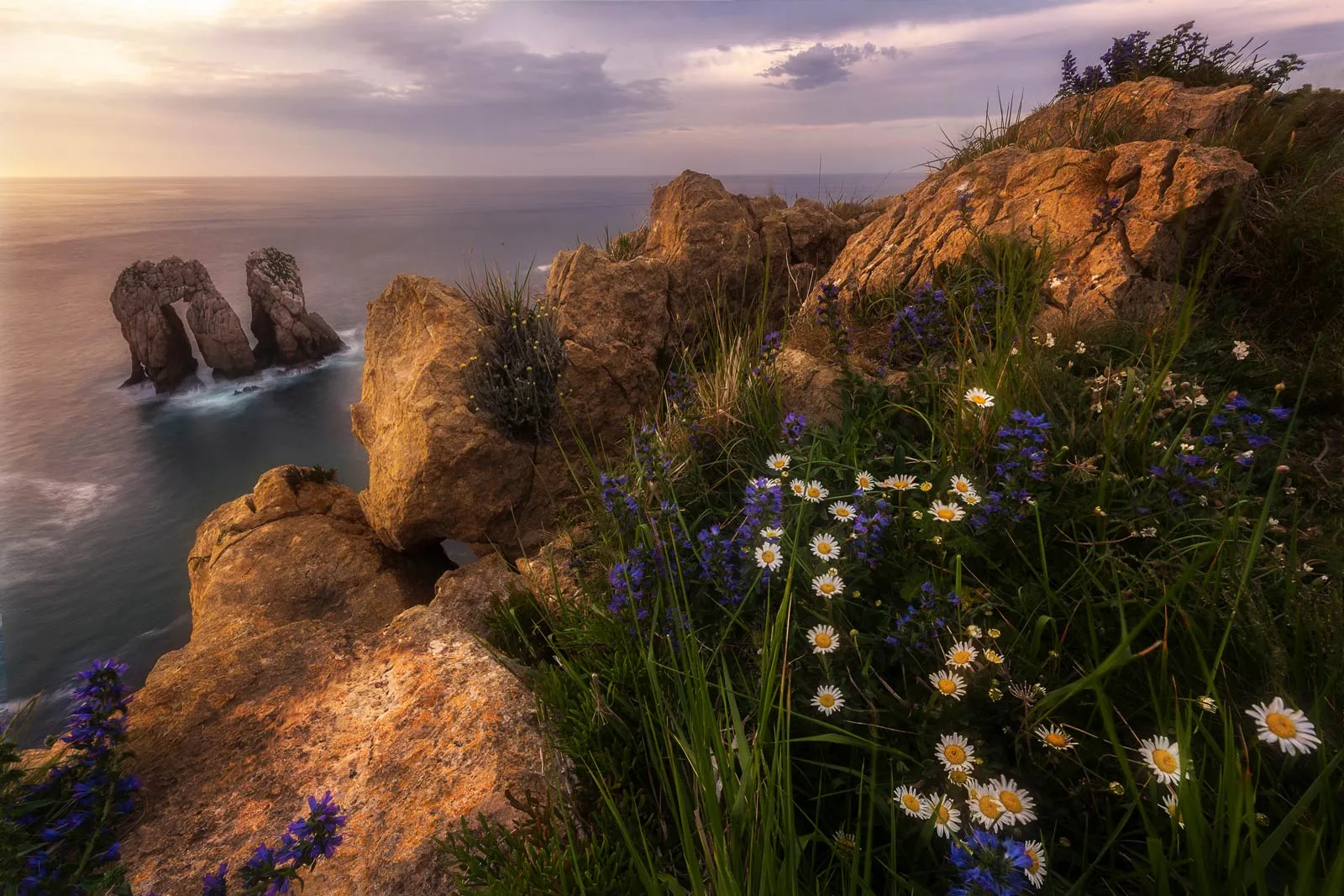 Costa cantábrica, norte de España