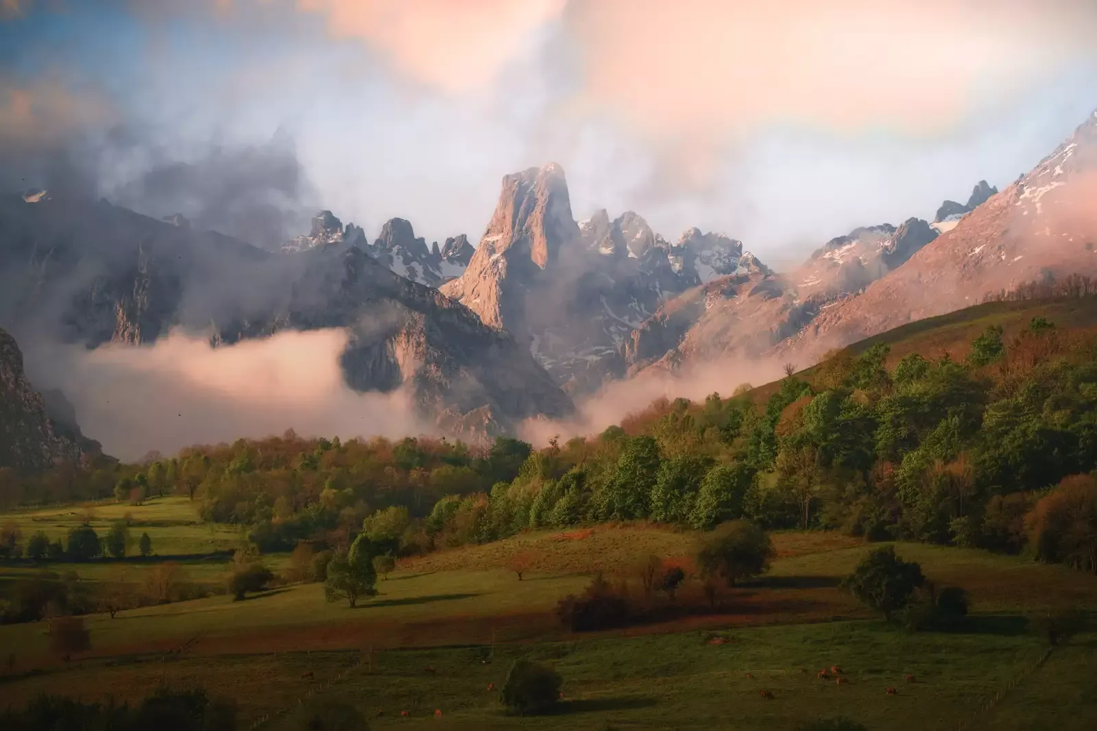 Montañas de los Picos de Europa, España