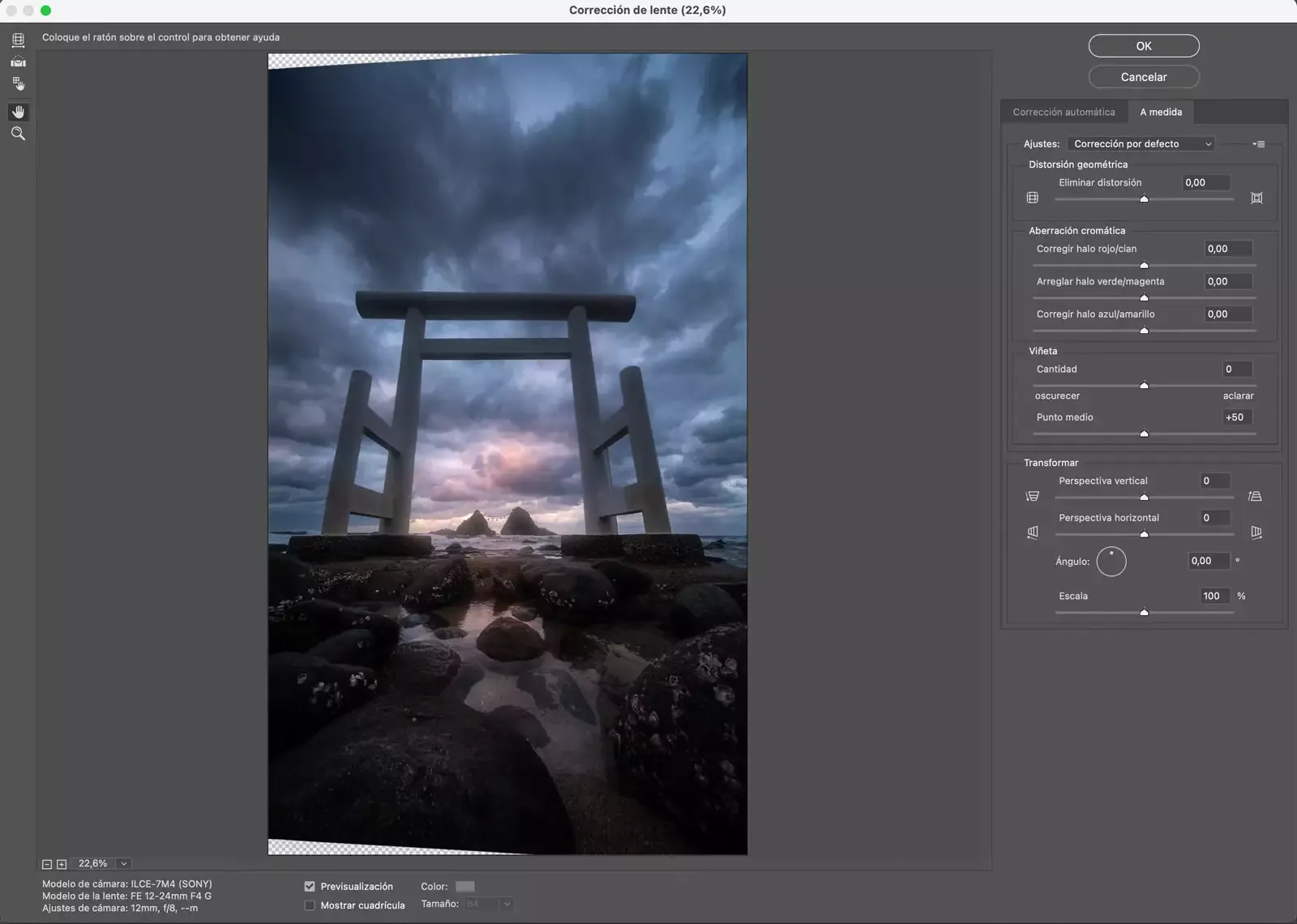 fix chromatic aberration in photoshop