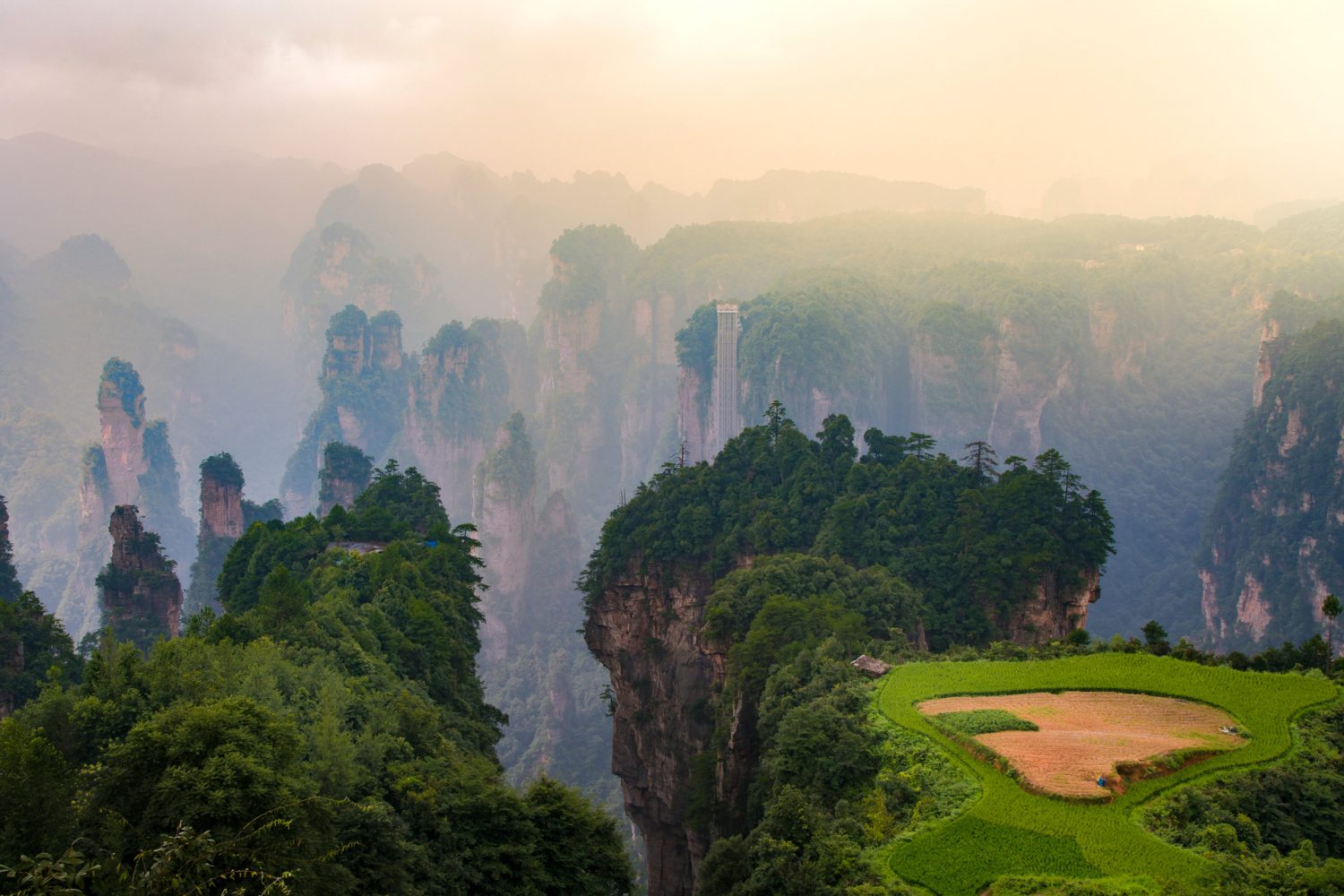 Taller de paisajes de las montañas de Zhangjiajie Avatar
