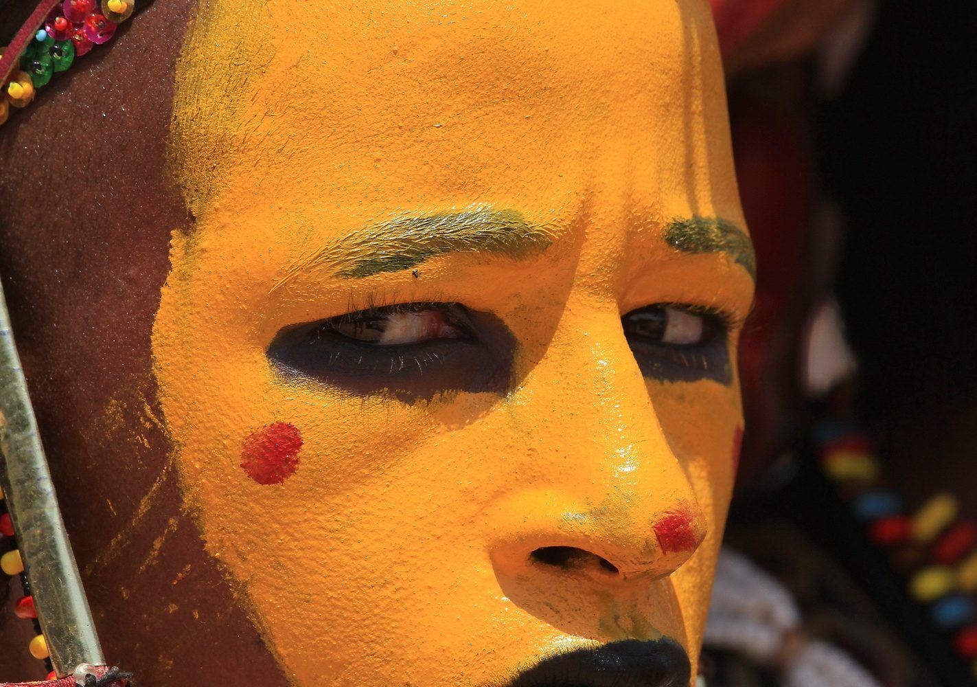 painted face niger photo tour