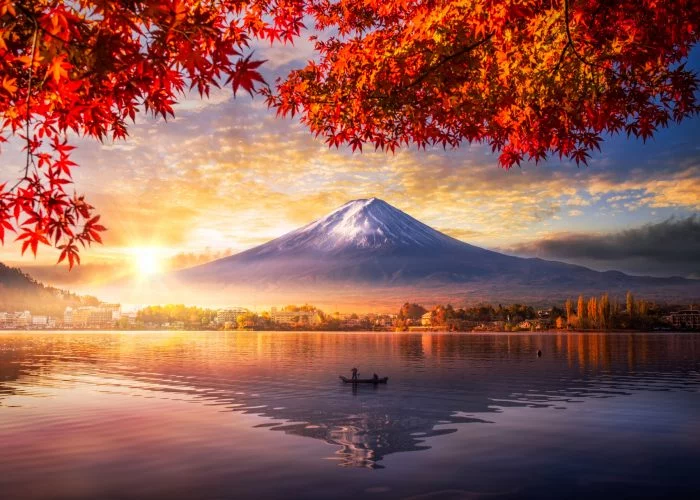 see autumn colors in Japan