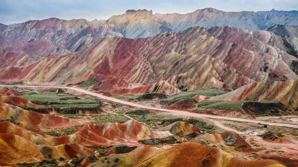 Chinese Landscapes 5 Zhangye, landscape in Danxia, China