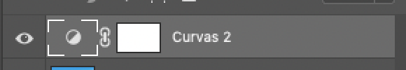 Select the curves layer in Photoshop
