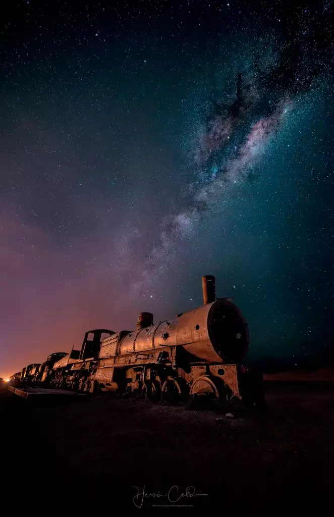 Train Cemetery Bolivia Photography