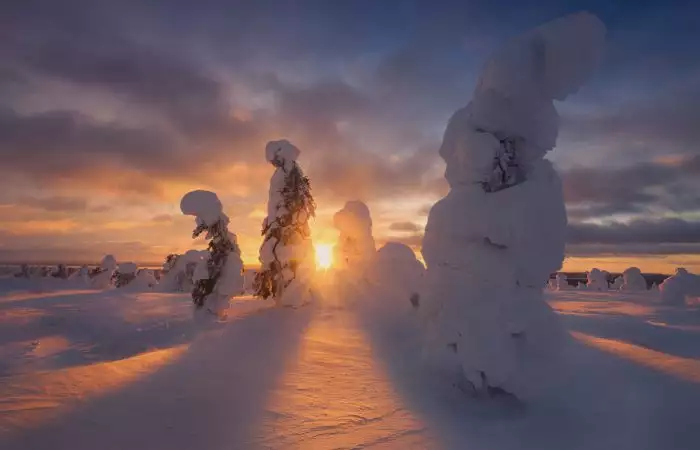 Finish Lapland sunrise