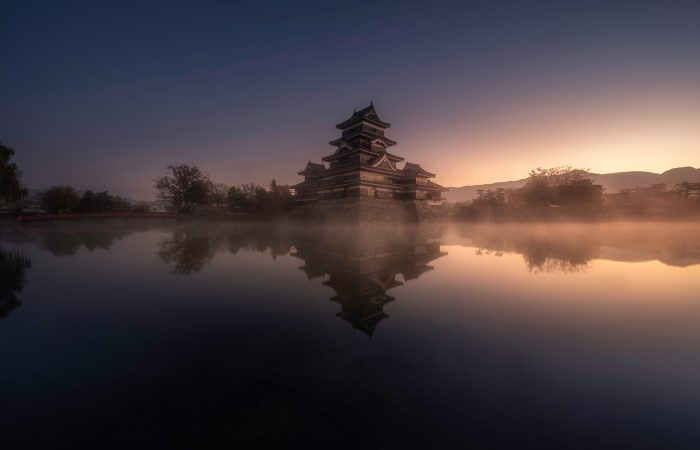 Matsumo-Castle-Sunrise