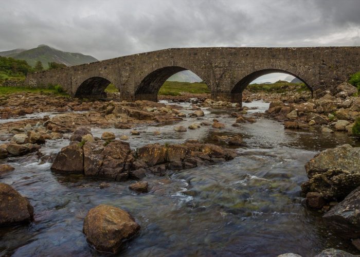 Puente antiguo de Sligachan, Isla de Skye