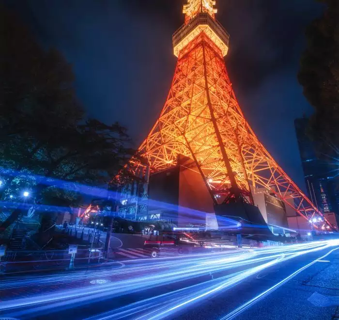 Torre de Tokio por la noche