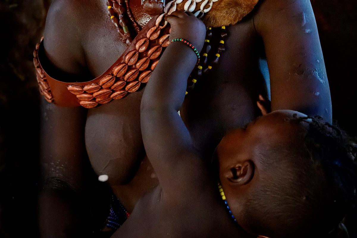 Retrato de niño africano