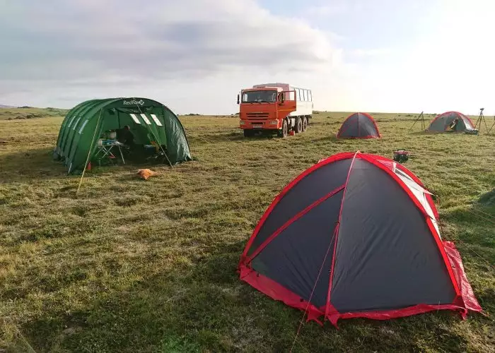 Camp in Kamchatka