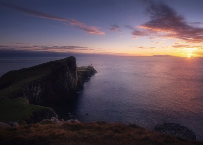 Neist Cliff viewpoint en un viaje por Escocia