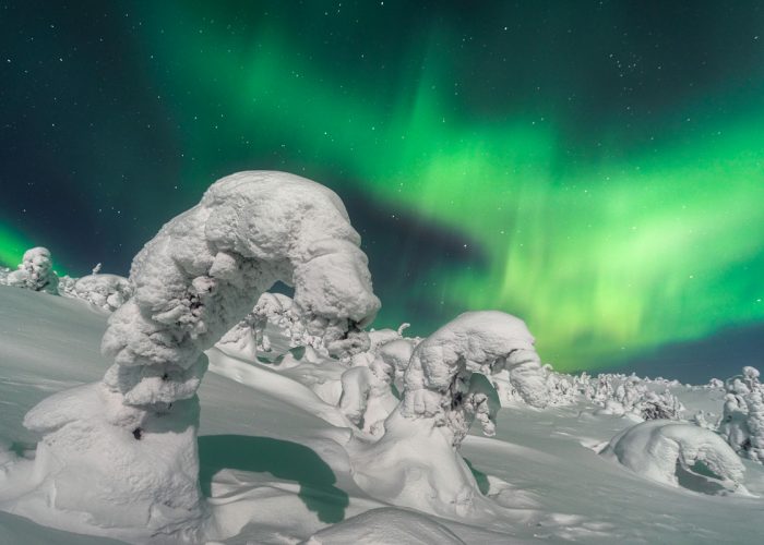 Viaje fotográfico a Laponia: Auroras boreales rusas